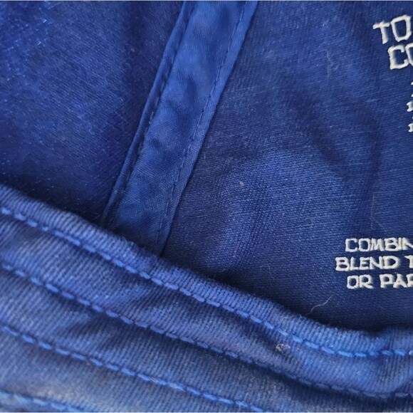 Tommy Bahama Tip Your Hat Margarita Cotton Hat Embroidered Logo Relaxed Fit Blue - Picture 14 of 15